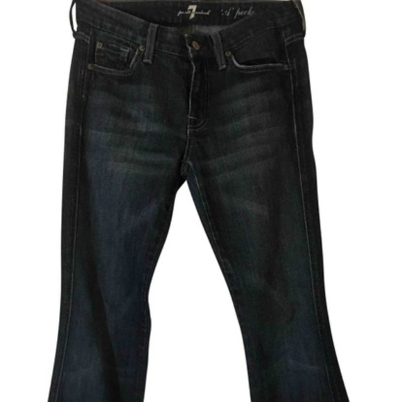 7 For All Mankind Distressed Flare Jean - LIKE NEW - Picture 2 of 8